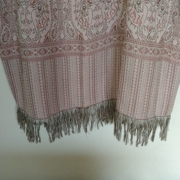 Dress Barn Woman Maxi Boho India/Western Pastel Pull On Skirt Sz. 18 - Picture 3 of 10